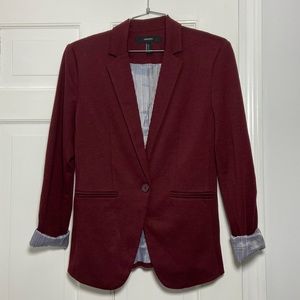 Maroon blazer